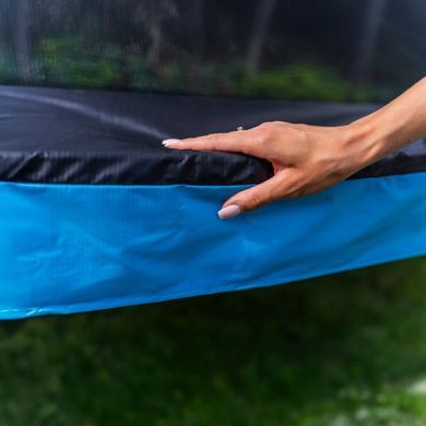 Батут THUNDER INSIDE ULTRA з внутрішньою сіткою 6 футів 183 см чорно-блакитний INSIDE-ULTRA-6FT-BLUE
