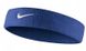 Пов'язка на голову Nike SWOOSH HEADBAND синій Уні OSFM 00000017533 фото 1