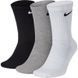 Носки Nike U NK EVERYDAY CUSH CREW 3PR черный, белый, серый Уни 34-38 SX7664-964 фото 1