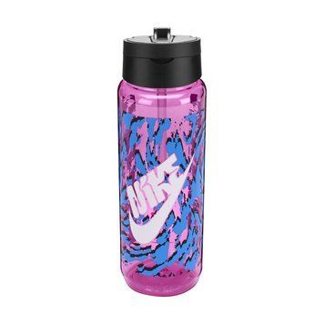 Бутылка NIKE TR RENEW RECHARGE STRAW BOTTLE 24 OZ розовый, черный, белый Уни 709 мл N.100.7643.660.24