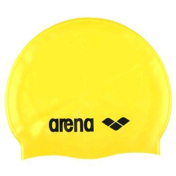 Шапка для плавання Arena CLASSIC SILICONE JR жовтий, чорний Діт OSFM 91670-035
