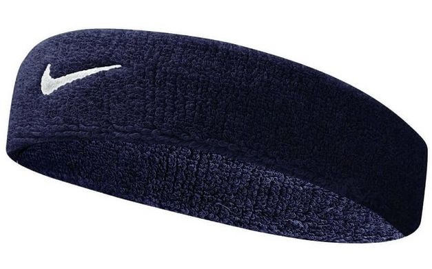 Пов'язка на голову Nike SWOOSH HEADBAND темно-синій Уні OSFM 00000017557