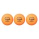 М'ячі для настільного тенісу Nittaku Nexcel R40+ 3* ITTF 3шт., помаранчеві bne3 фото 3