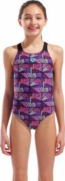 Купальник закритий для дівчат Arena CANDIES SWIMSUIT SWIM PRO BACK мультиколор дитячий 128 см (010285-990) 010285-990