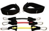 Еспандер латеральний універсальний Meta Stepper Ankle Resistance tube чорний, жовтий, червоний Уні O 2028502502