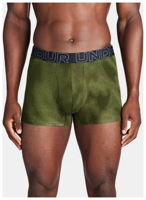 Труси UA PERFORMANCE COTTON - PRINT 3 IN 3PK зелений, сірий, чорний Чол L 1383892-391