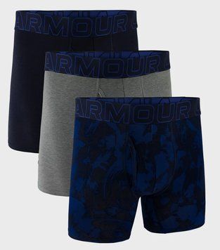 Труси Under Armour M Perf Cotton Nov 6in синій, сірий, темно-синій Чол  1383890-400