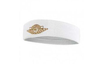 Пов'язка на голову Nike JORDAN WINGS HEADBAND 2.0 WHITE/METALLIC GOLD OSFM білий, золотий OSFM 00000009067