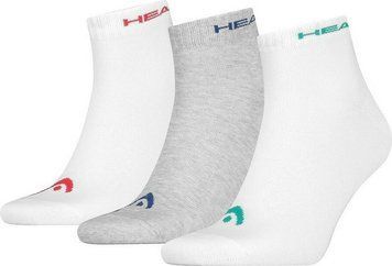 Шкарпетки Head QUARTER 3P UNISEX білий, сірий Уні  761011001-003