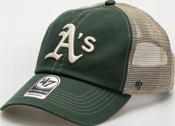 Кепка-тракер 47 Brand MLB OAKLAND ATHLETICS TRAWLER зеленый One Size TRWLR18GWP-DGD