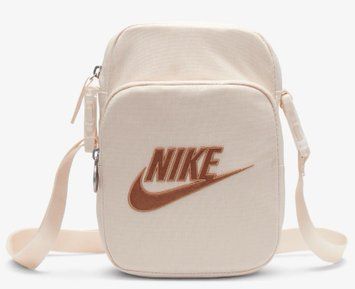 Сумка на плече Nike NK HERITAGE CROSSBODY - MTLC M 4L бежевий Уні 18x7,5x23 см 00000029689
