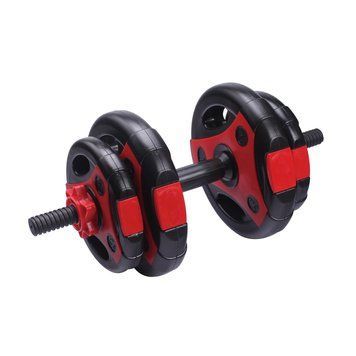 Гантель наборный пластиковый 10кг 1шт LiveUp CEMENT DUMBELL SET LS2314