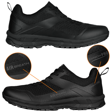 Кросівки Carbon Pro Чорні (7238), 36 7238-36