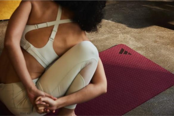 Килимок для йоги Adidas Yoga Mat бордовий 183 х 61 х 1 см ADYG-10003CB