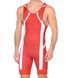 Трико борцівське Asics Wrestling Singlet червоний, білий Чол XS 157516-0023 фото 1
