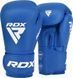 Боксерские перчатки RDX BOXING GLOVES LEATHER IBA APPROVED-1 синий 12 унций BGL-IBA-1U фото 1