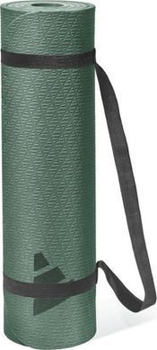 Килимок для йоги Adidas Yoga Mat зелений 183 х 61 х 1 см ADYG-10003LI