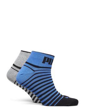 Шкарпетки Puma UNISEX QUARTER 2P синій, сірий, чорний Уні  101002001-020