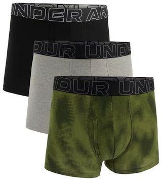 Труси UA PERFORMANCE COTTON - PRINT 3 IN 3PK зелений, сірий, чорний Чол M 1383892-391