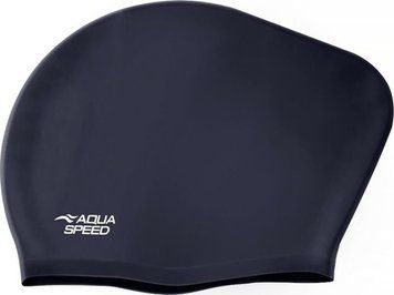 Шапка для плавання Aqua Speed LONG HAIR CAP 62224 чорний One Size 705-07