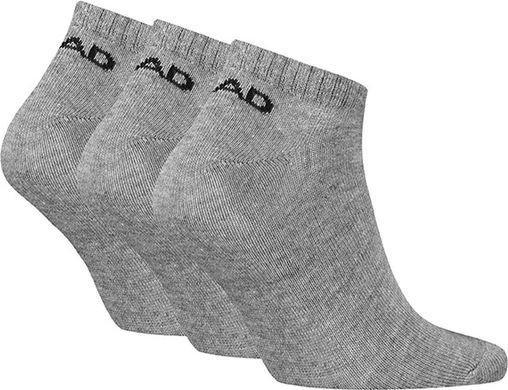 Шкарпетки Head ELEMENTS ALL SPORTS SNEAKER 3P сірий Чол 39-42 701229011-004