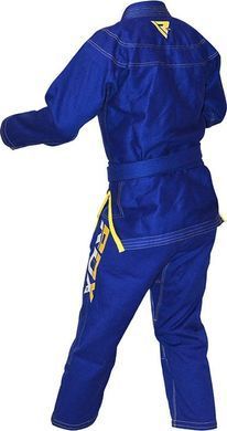 Костюм для бразильского джиу-джитса RDX BRAZILIAN JIU-JITSU SUIT синий A1 BJJ-S3U