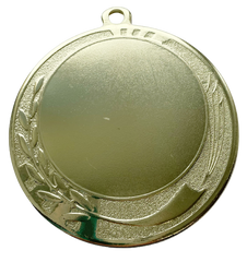 Медаль орнамент колоски, жетон d 50мм золото d 70мм арт М-702-01 00000017142