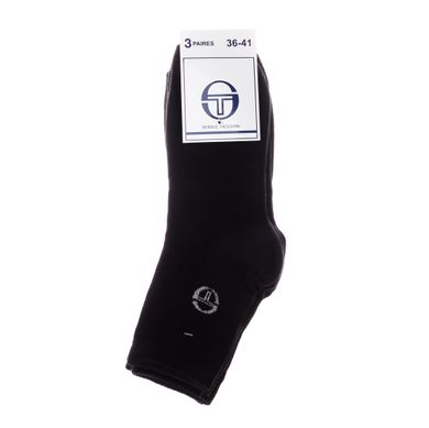 Шкарпетки Sergio Tacchini 3-pack чорний Уні 36-41 00000008258
