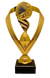 Статуетка Великий теніс Золота стрічка золото h 23см арт СБТ-04 00000016784 фото 1