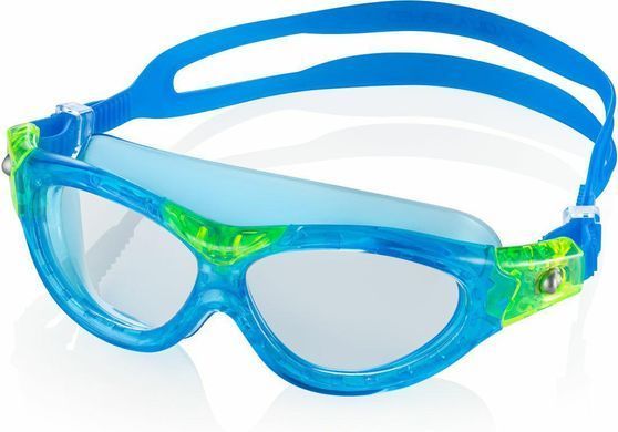 Окуляри для плавання Aqua Speed MARIN KID 9020 блакитний, зелений дитячі OSFM 215-02