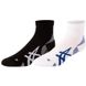 Шкарпетки Asics 2PPK CUSHIONING SOCK чорний, білий Чол 35-38 00000012929 фото 1