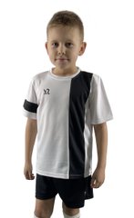 Детская футбольная форма X2 (футболка+шорты), размер S (белый/черный) DX2001W/BK-S DX2001W/BK