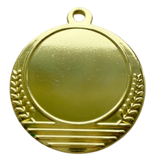 Медаль орнамент колоски, жетон d 25мм золото d 35мм арт М-503-01 00000017143