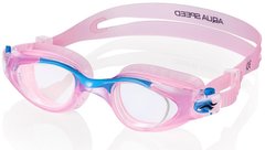 Окуляри для плавання Aqua Speed MAORI 9283 рожевий, блакитний Діт OSFM 00000022798