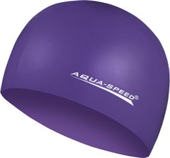 Шапка для плавания Aqua Speed MEGA 100-09 фиолетовый Уни OSFM 00000015654