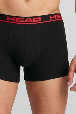 Труси-боксери Head BASIC BOXER 2P червоний, чорний Чол L 00000026632
