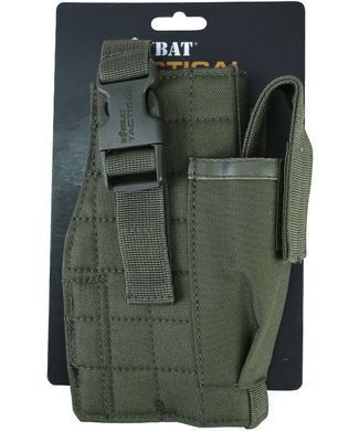 Кобура под пистолет KOMBAT UK Molle Gun Holster with Mag Pouch (kb-mgh-olgr) kb-mgh-olgr