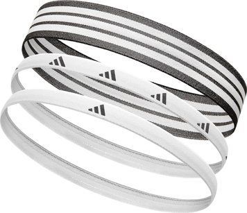 Пов'язки на голову Adidas Hairbands Monochrome 3pk чорний, білий One Size ADAC-16162