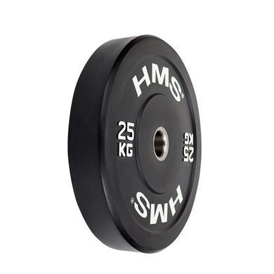Диск олимпийский HMS BBR25 25 кг черный 5907695520576