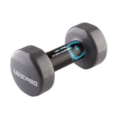 Гантель виниловый 1шт LivePro STUDIO DUMBBELL LP8076-4