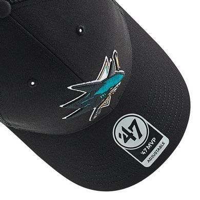 Кепка-тракер 47 Brand SAN JOSE SHARKS BRANSON MESH чорний, зелений Уні OSFA 00000023562