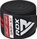 Бандаж для коліна RDX GYM KNEE WRAP R11 чорний, червоний One Size WAH-KR11BR фото 5