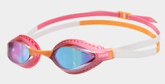 Очки для плавания Arena AIR-SPEED MIRROR розовый, белый, оранжевый OSFM 00000029657