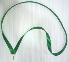 Стрічка Універсальна з карабіном (комплект 10шт) зелений b 15мм арт ЛУ-04 00000016716