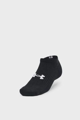Шкарпетки Under Armour Core No Show 3pk чорний Уні LG 1363241-003