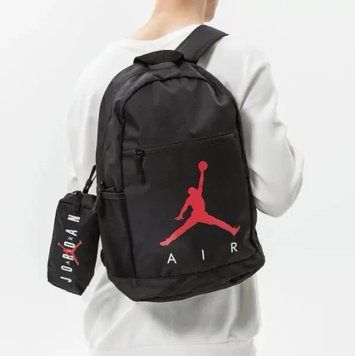 Рюкзак Nike AIR SCHOOL BACKPACK WITH PENCIL CASE черный 46х30х13см (9B0503-023) 9B0503-023