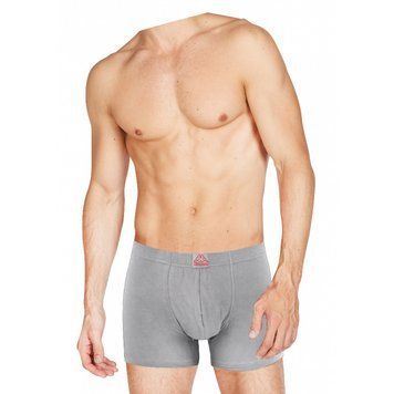 Труси-боксери Kappa Boxer Uomo Elastico Ric. c/etichetta Logo сірий Чол M 00000013828