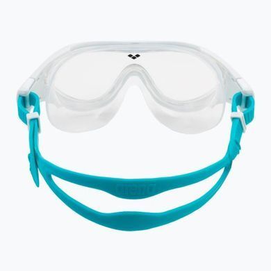 Очки для плавания Arena THE ONE MASK JR белый, бирюзовый детскиеские OFSM 004309-202