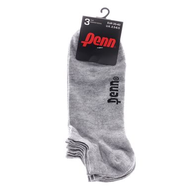 Шкарпетки PENN SNEAKER SOCKS 3 PAIR сірий Уні 35-40 00000009450