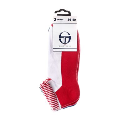 Шкарпетки Sergio Tacchini 3-pack червоний, синій Жін 36-40 00000008234